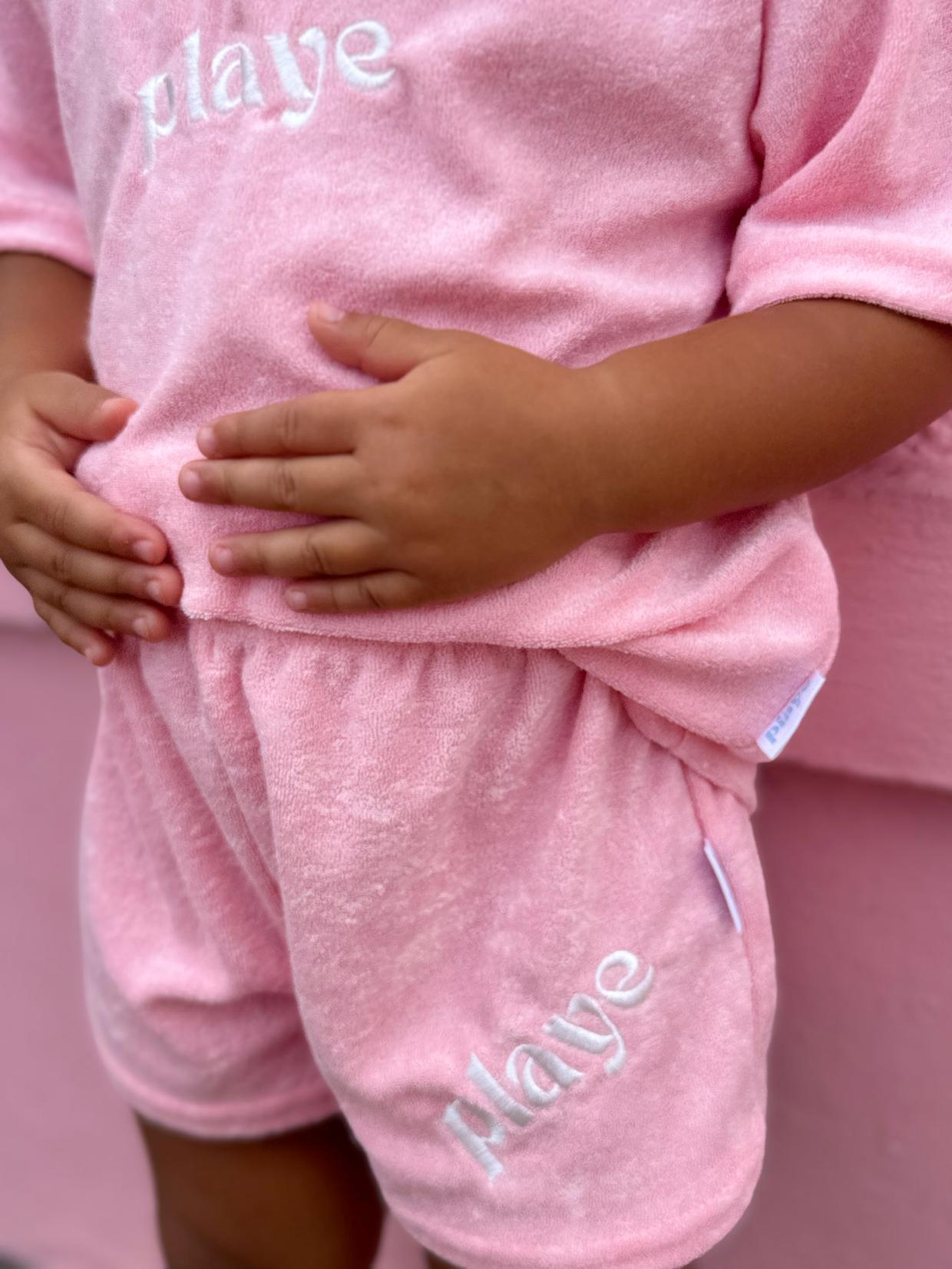 vacay terry short - pink villa