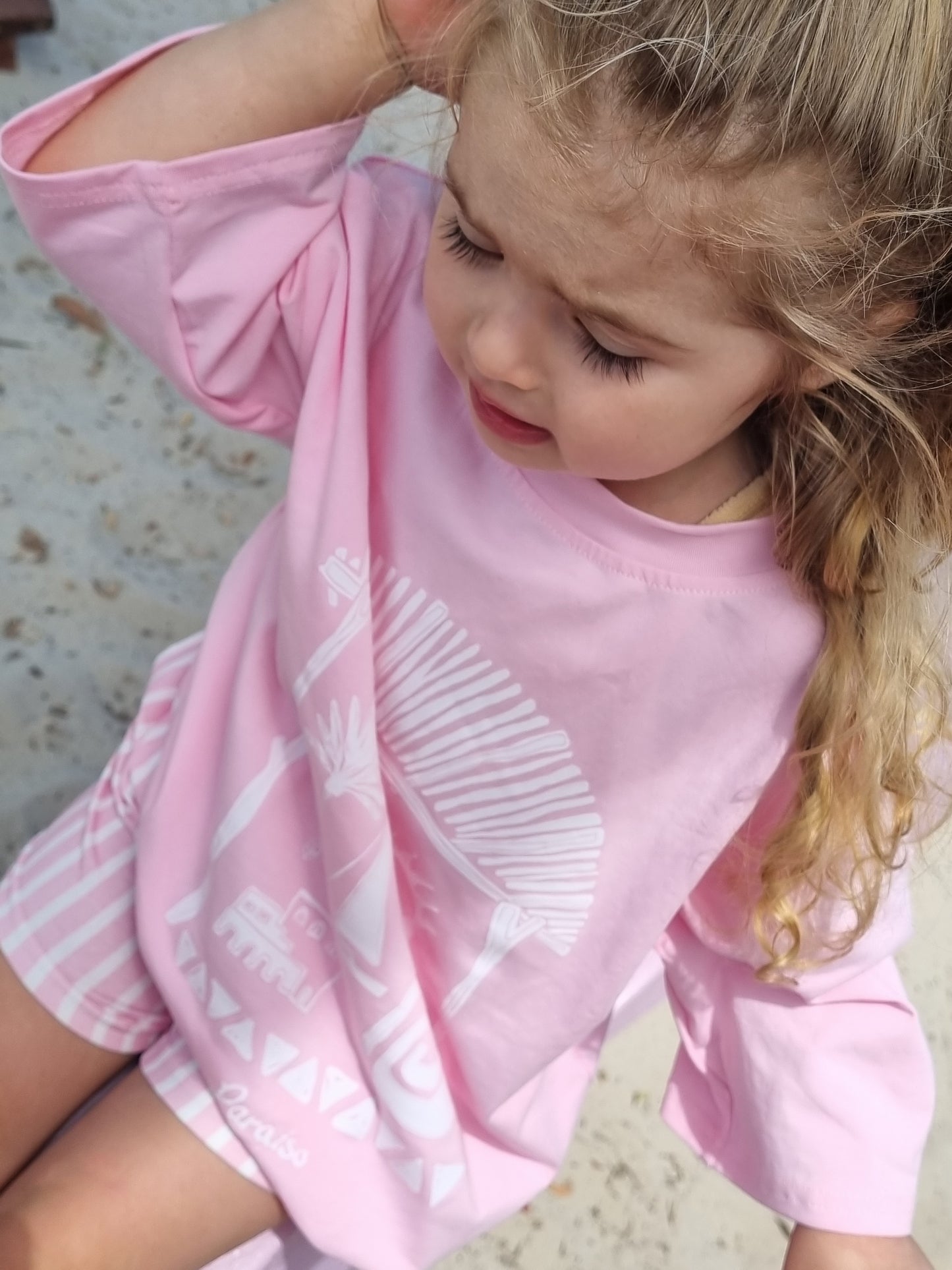 paraiso oversized tee - majorca sun