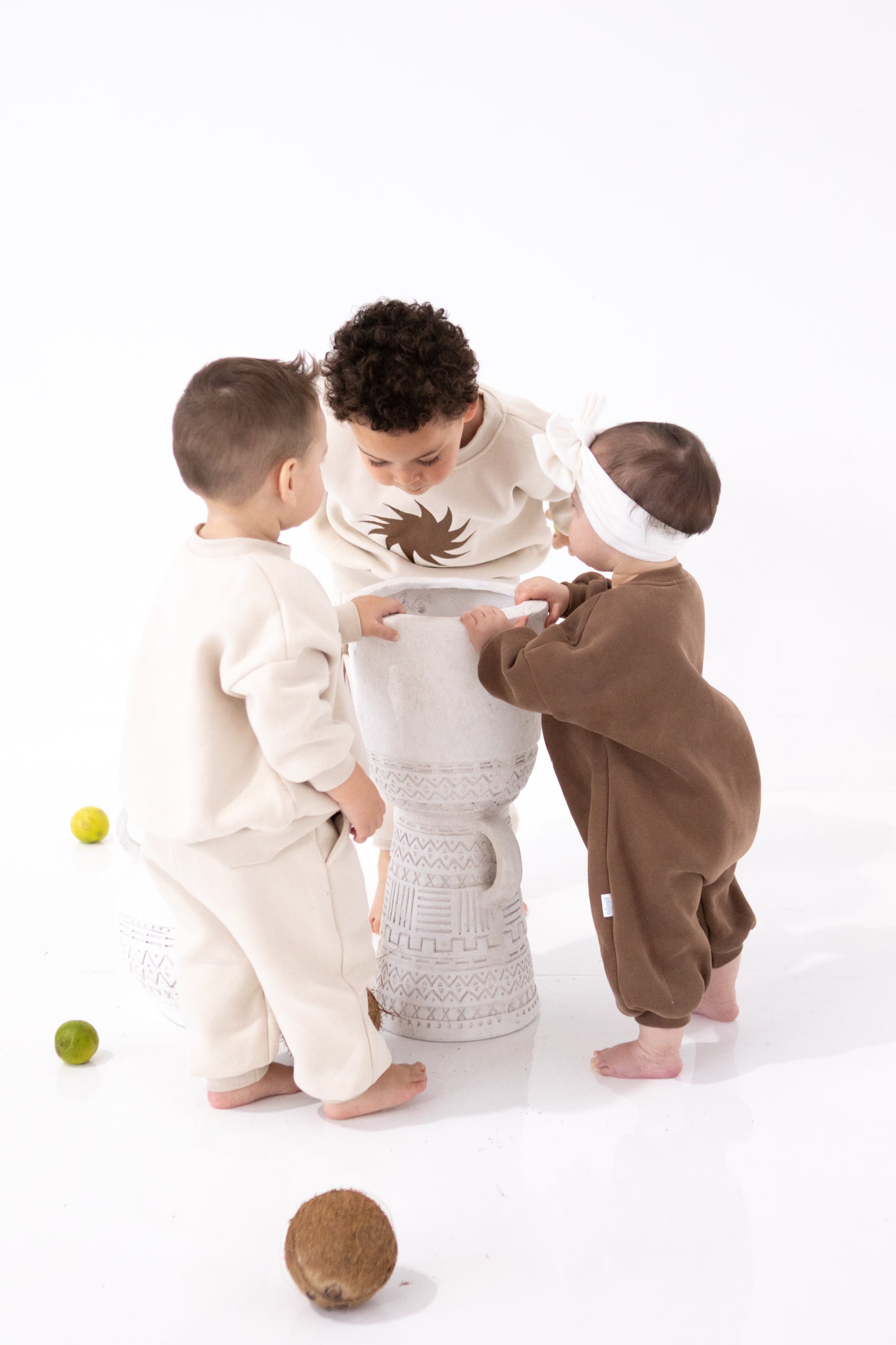 sunglow lounge romper - cedar