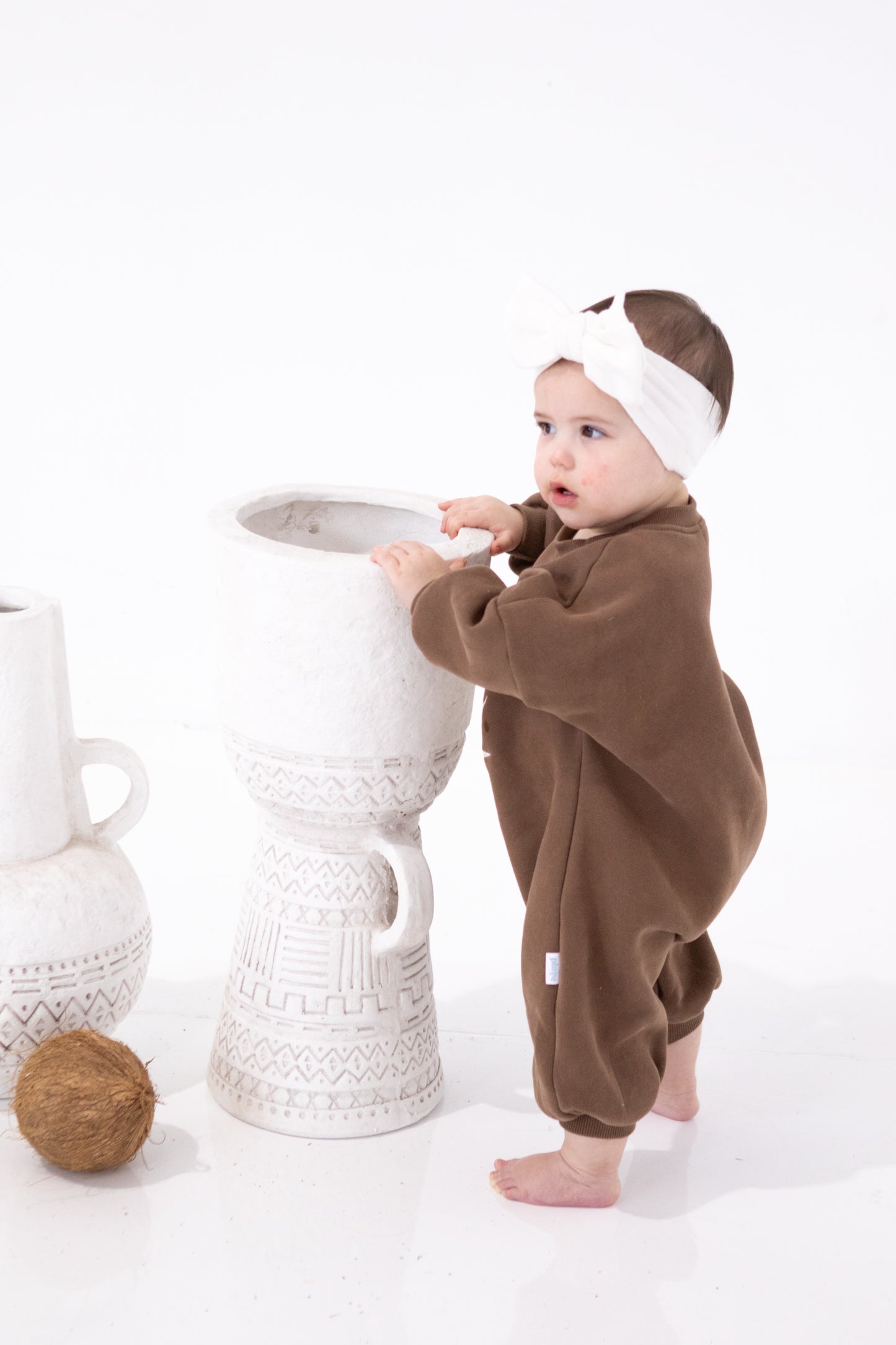 sunglow lounge romper - cedar