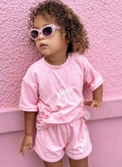 vacay terry short - pink villa